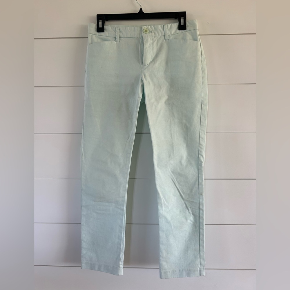 GAP Slim City Khakis in Soft Blue